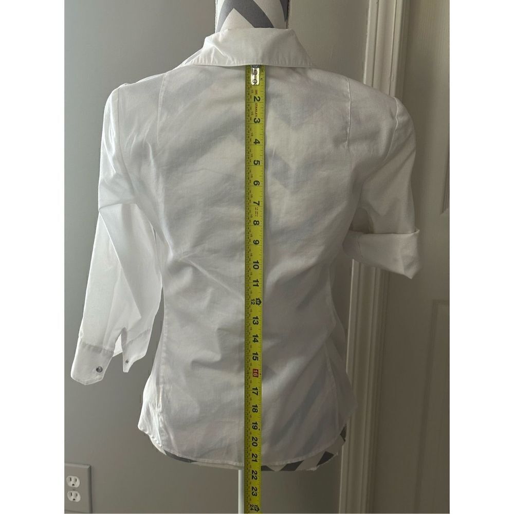 Dalia Collection functional white blouse - Picture 7 of 11